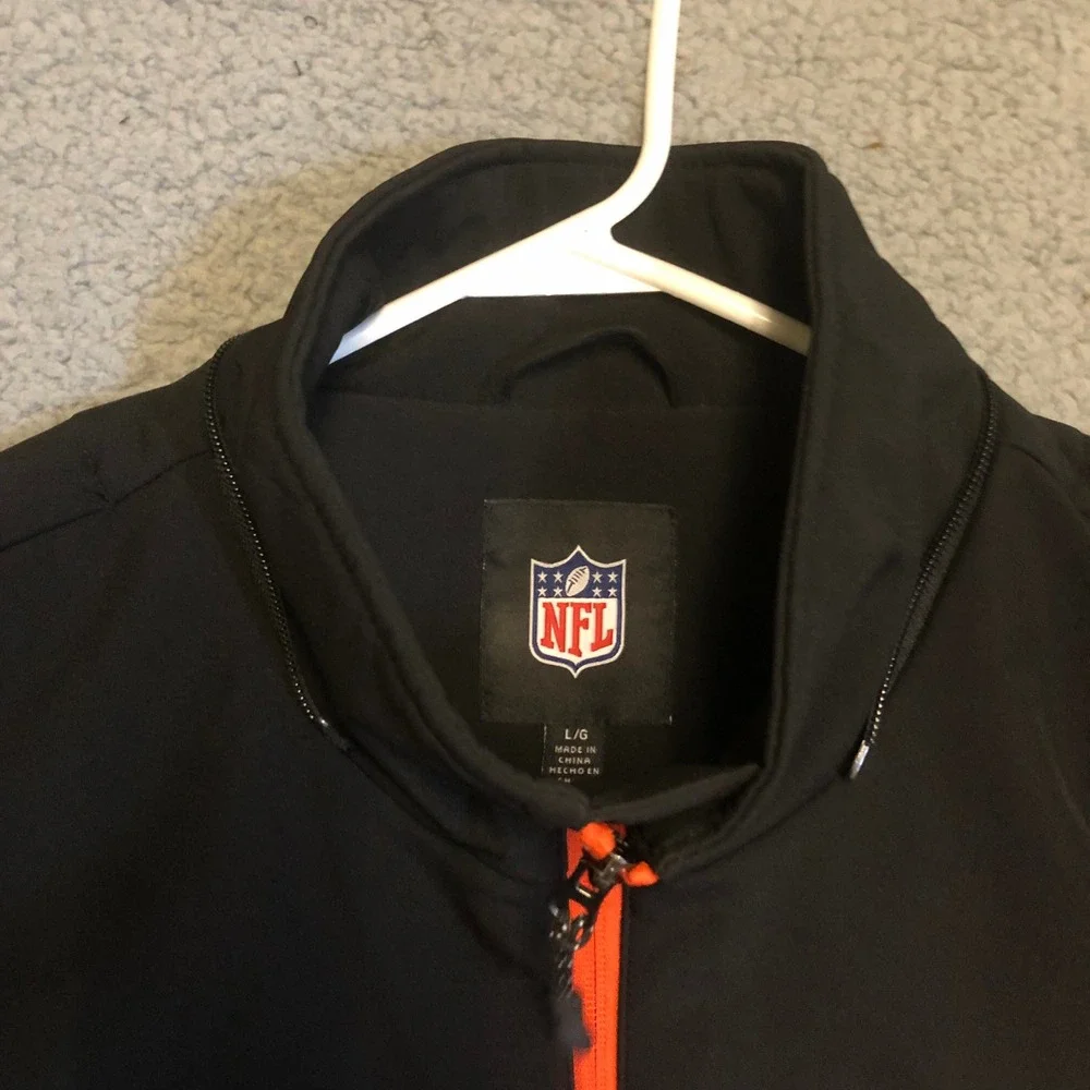 NFL Cincinnati Bengals G-III Softshell Fleece Lined Jacket Mens L XL Black